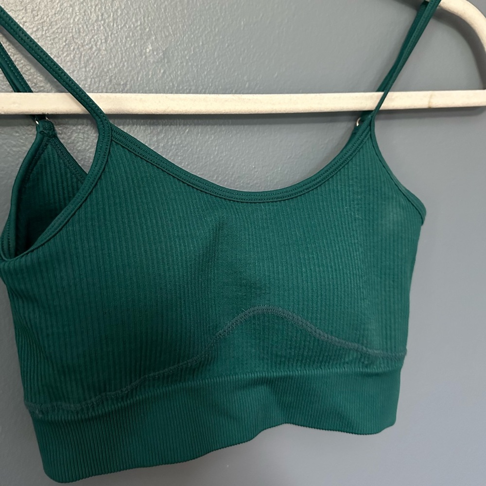 Teal, brand new sports bra
